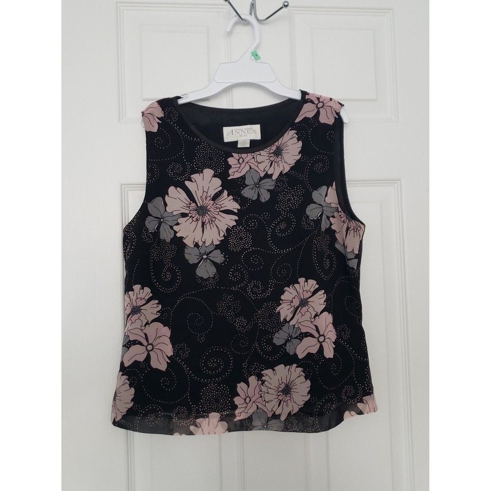 Casual Corners Womans Casual Corner Petite blouse Size 8P